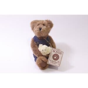 Boyds, Edmund Spring, Teddy Bear, Head Bean Collection, Vintage ~ 251227-WH 1390